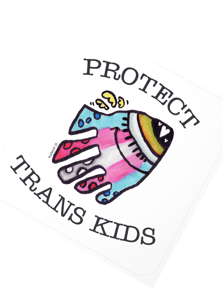 Protect Trans Kids Sticker product image (5)