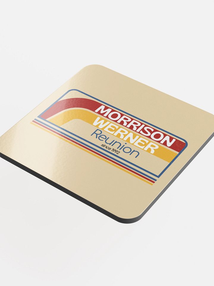 "Retro Stripes" Drink Coaster product image (1)