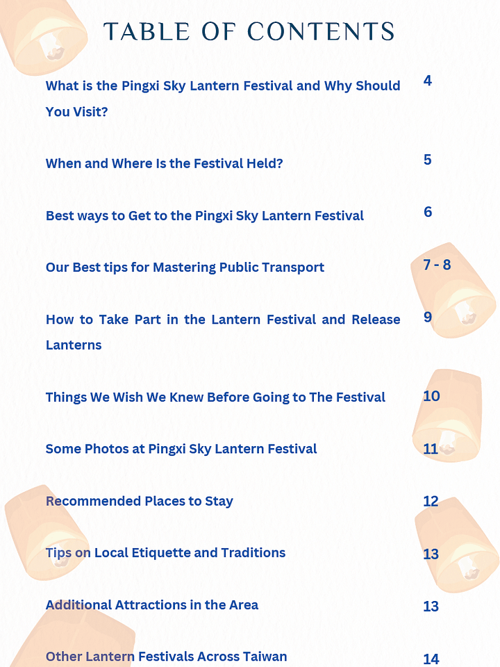 Everything We Wish We Knew Before Going to Pingxi Sky Lantern Festival in Taiwan product image (2)