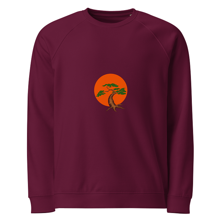 Sunrise Tree Organic Raglan Sweatshirt product image (1)