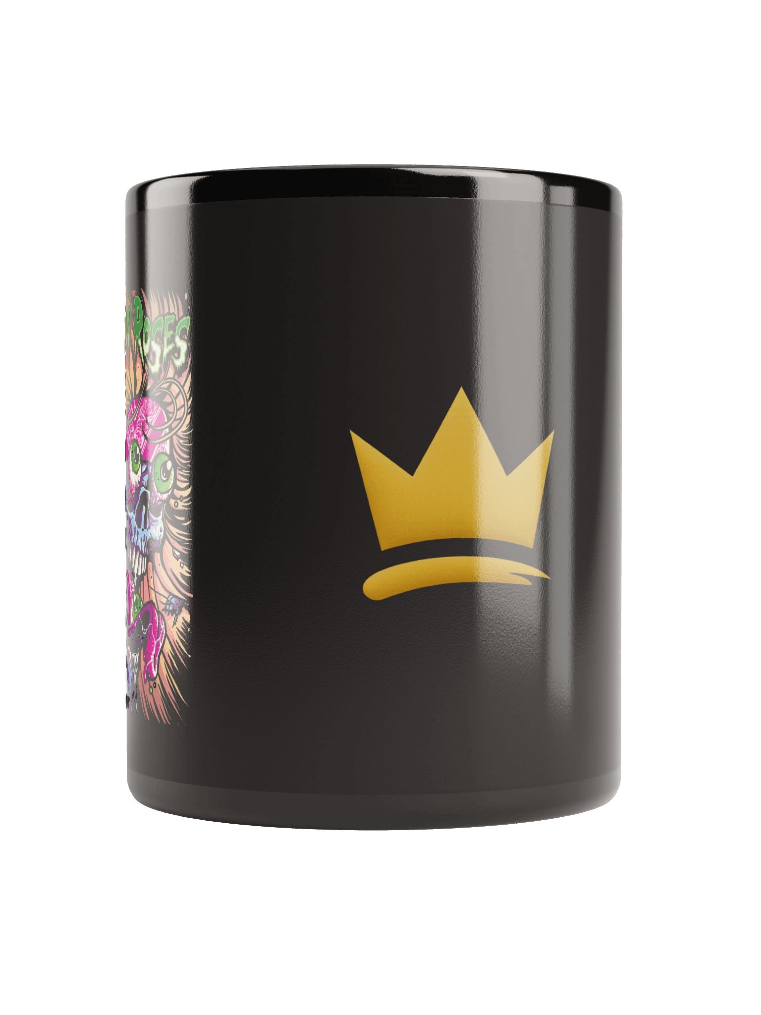 Psychedelic Skeleton Crown Mug product image (5)