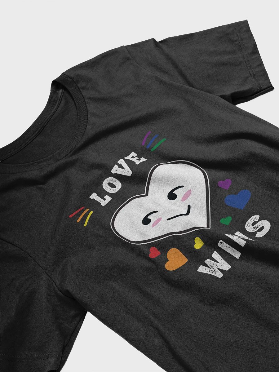 Heart Face Love Wins LGBTQ Gay Pride T-Shirt product image (3)
