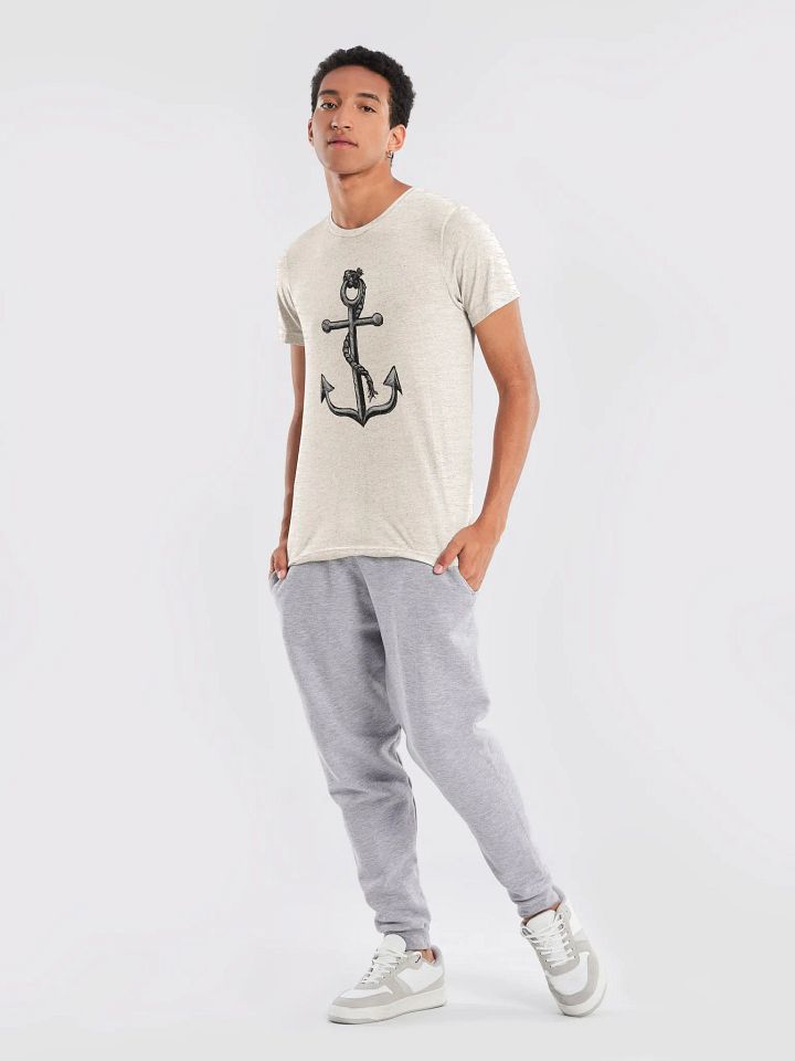 Anchor your support against cancer - Triblend Short Sleeve T-Shirt product image (29)