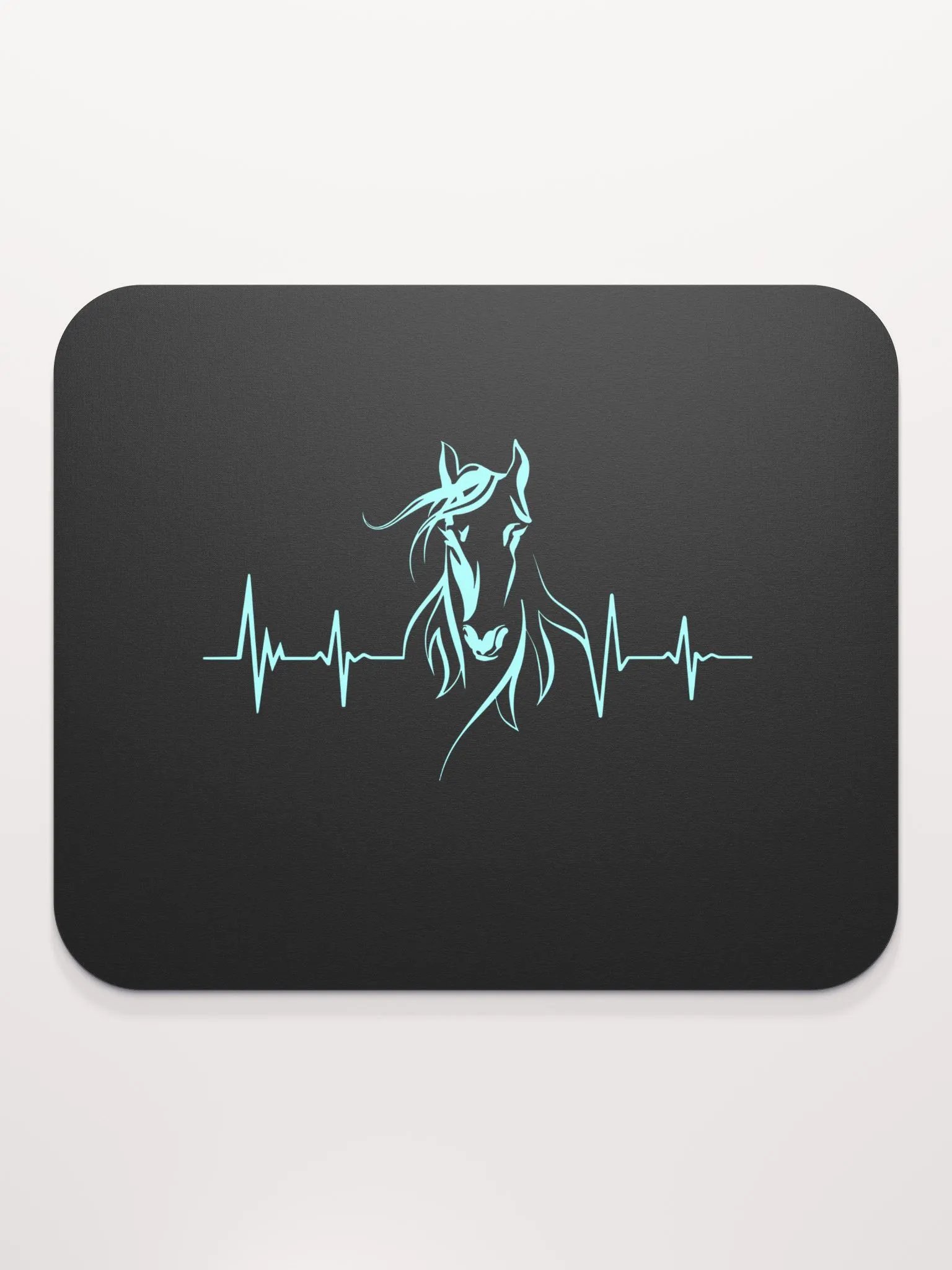 Horse Heartbeat Mouse Pad product image (2)