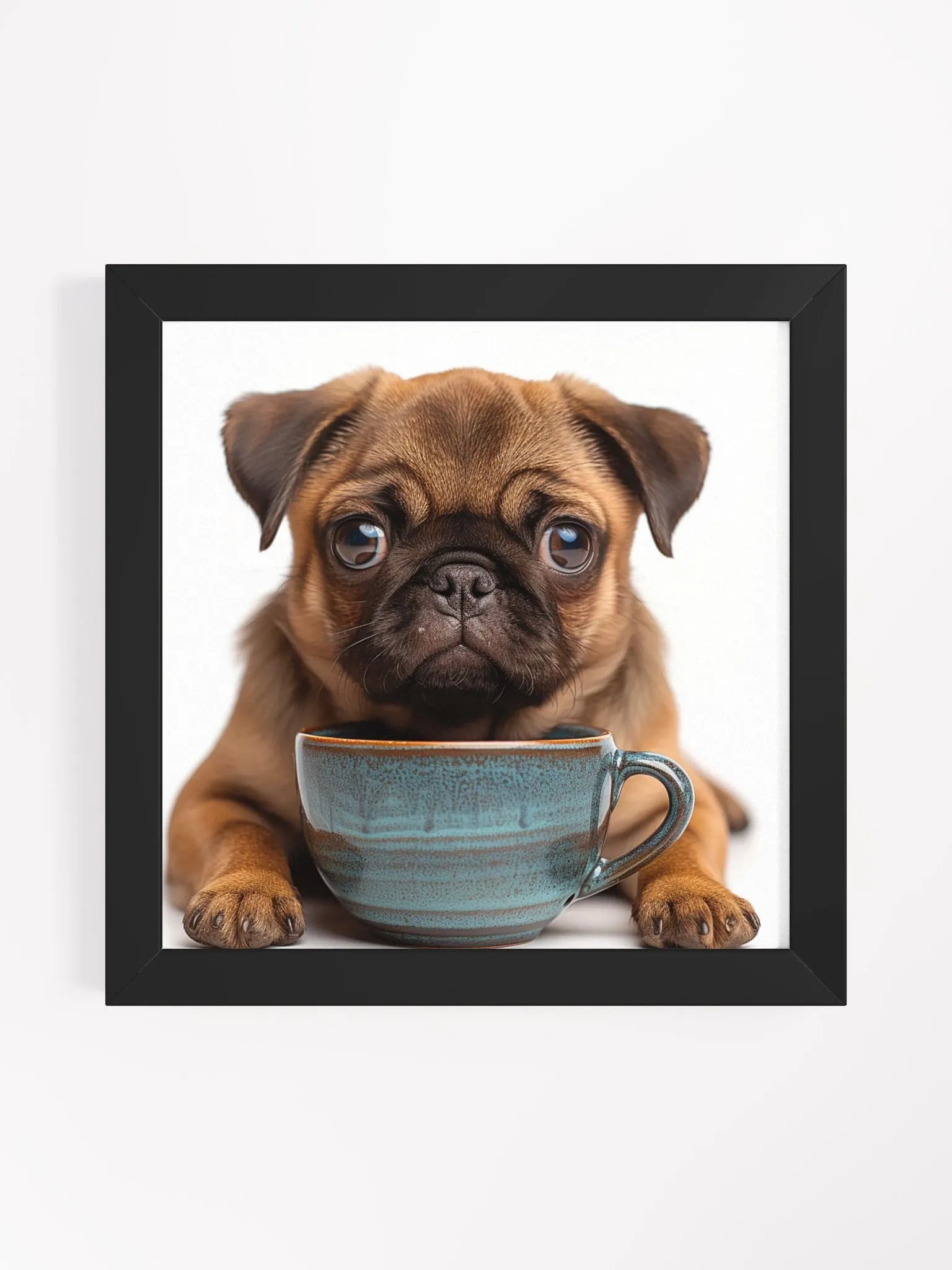 Coffee Lover Cute Pug Puppy Art product image (19)