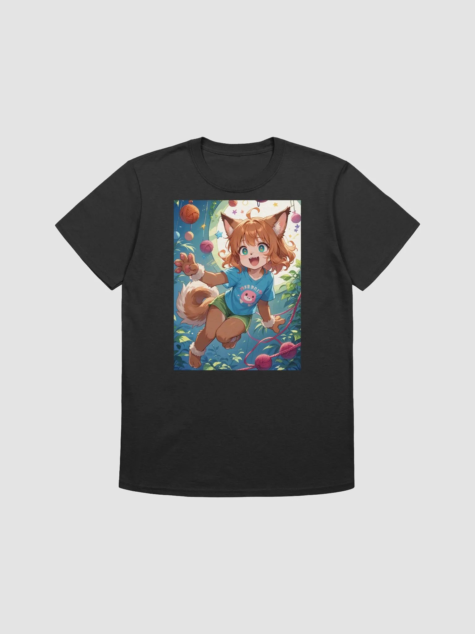 Animated Cat Girl Tee product image (4)