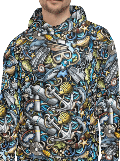 Wild Underwater Adventure Hoodie product image (2)