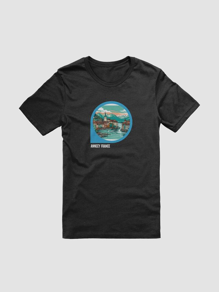 Bella+Canvas Supersoft T-Shirt | AI Design Annecy city product image (2)