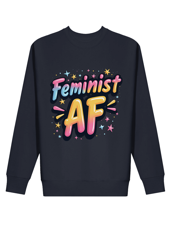 Feminist AF Sparkle Sweatshirt product image (10)