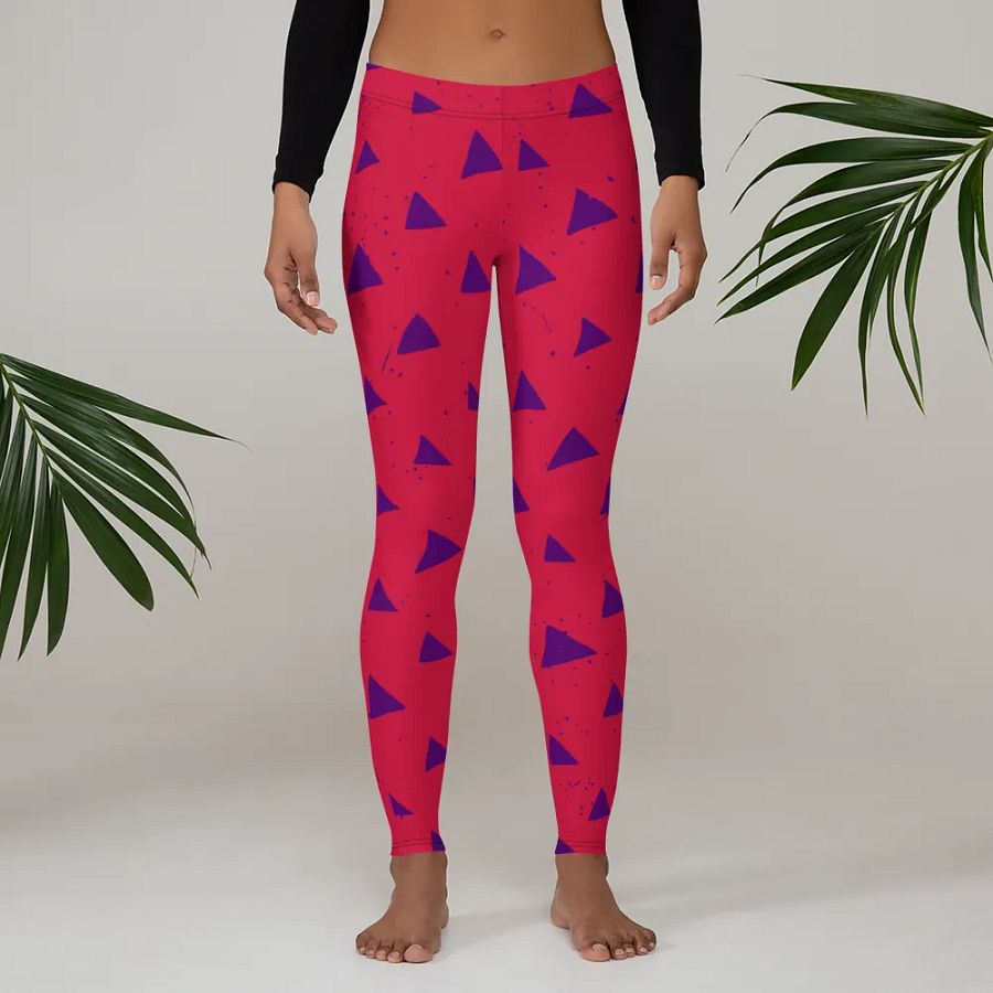 Customizable Triangular All-Over Leggings product image (3)
