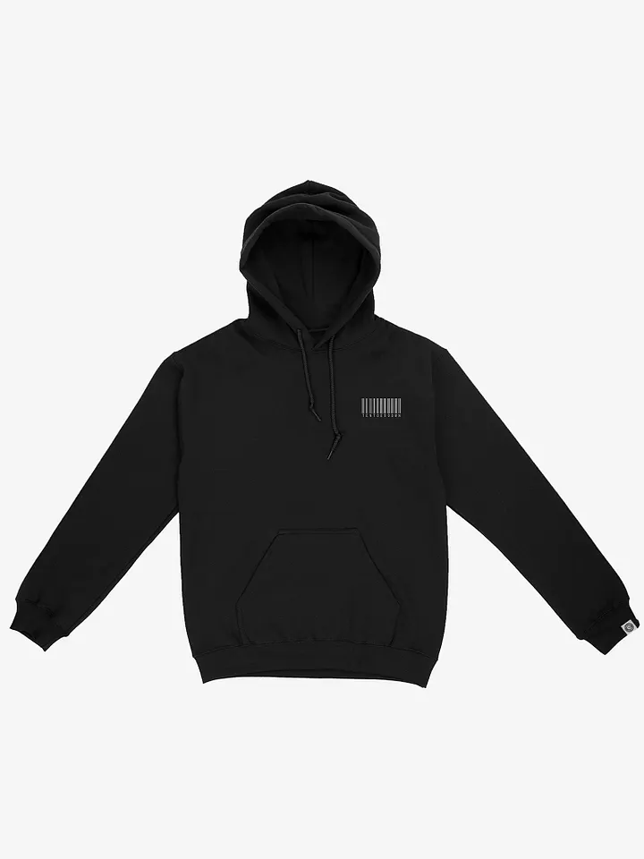 Ten Toes Down Barcode Embroidered Hoodie