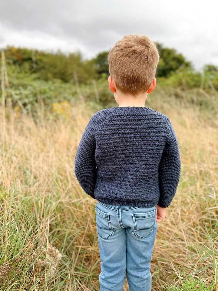 Mystical Sweater / Easy Raglan Child Sweater Crochet Pattern product image (2)
