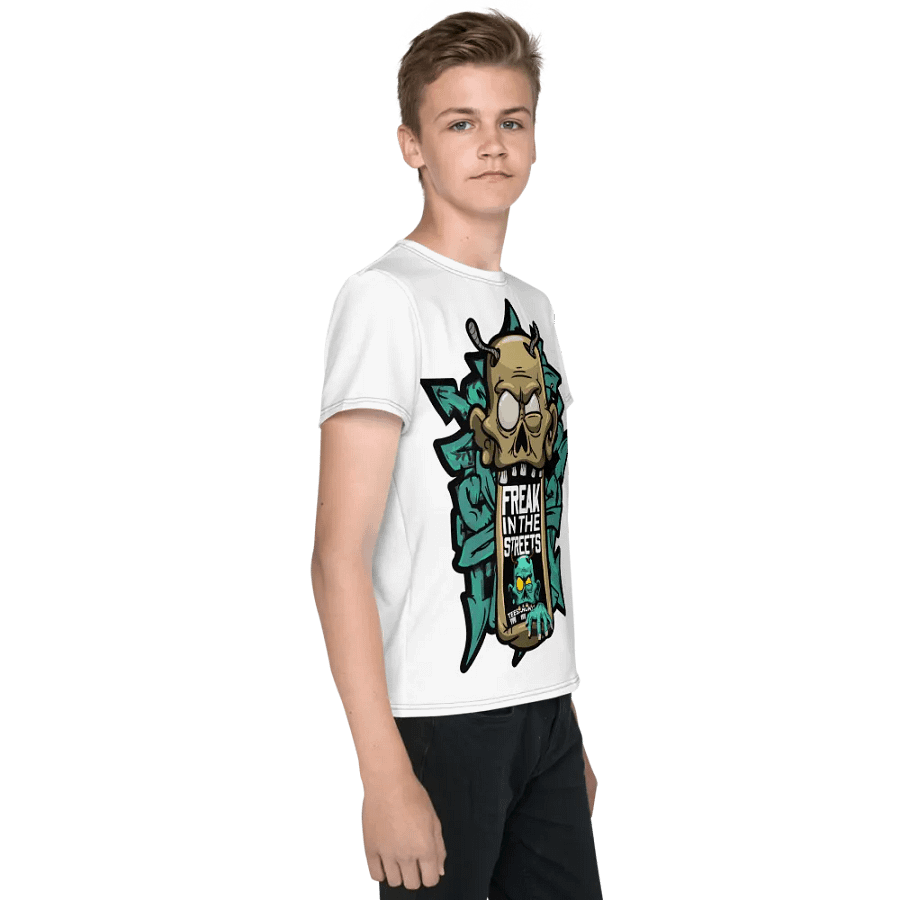 Youth Graphic Tee - Freak in the Streets V15 product image (6)
