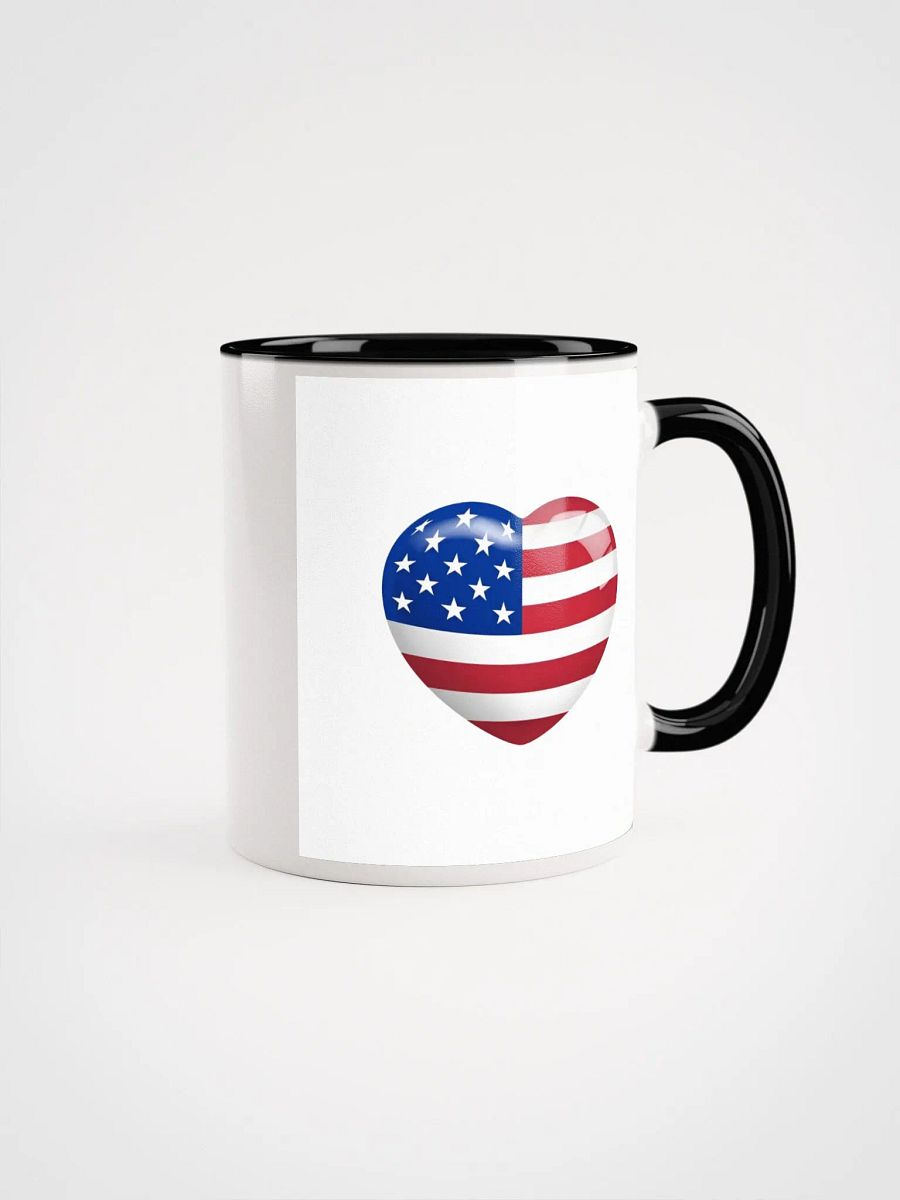 Ceramic Mug with Color Inside USA Flag product image (1)