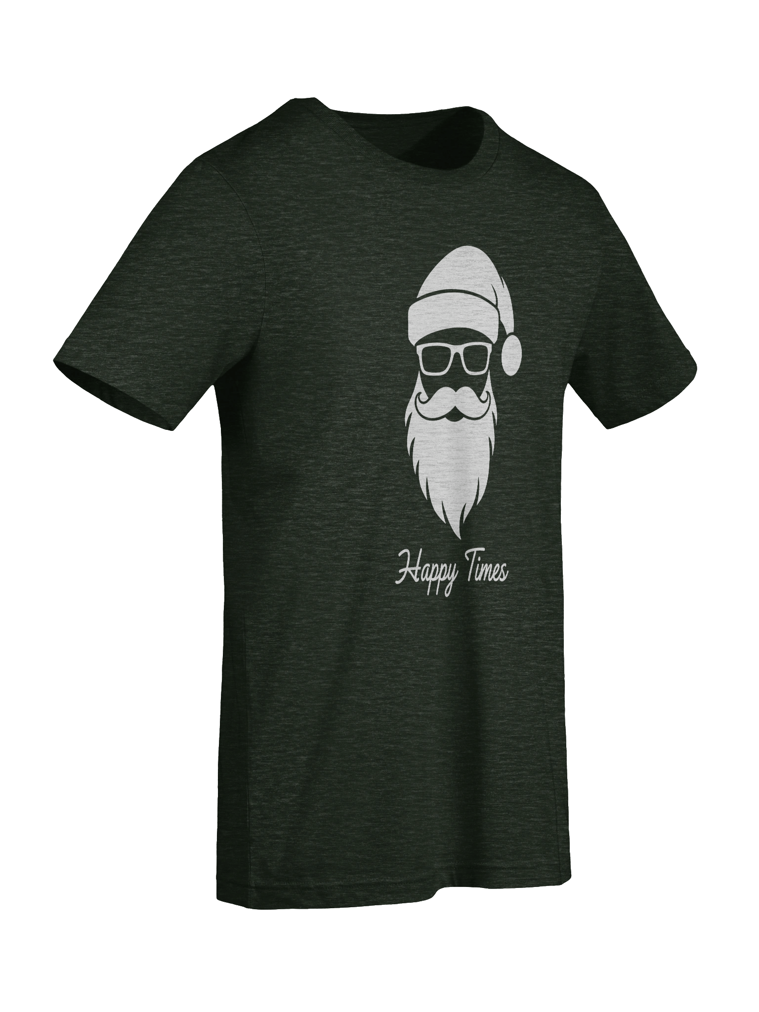 Happy Times Santa T-Shirt – Cool Sunglasses Christmas Tee product image (51)