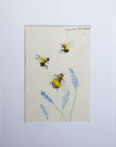 Watercolor is quickly becoming one of my favorite mediums to use while relaxing ☺️ 

Here are just a couple from last week 🐝 ...