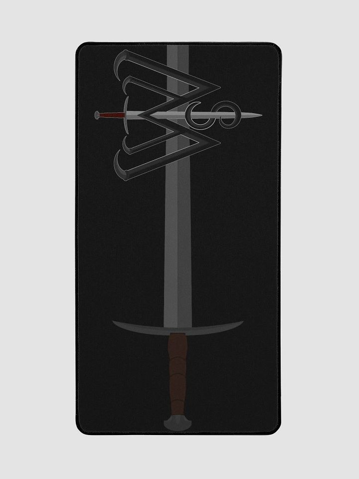 Sword + Logo XXL Mousepad - Black product image (2)