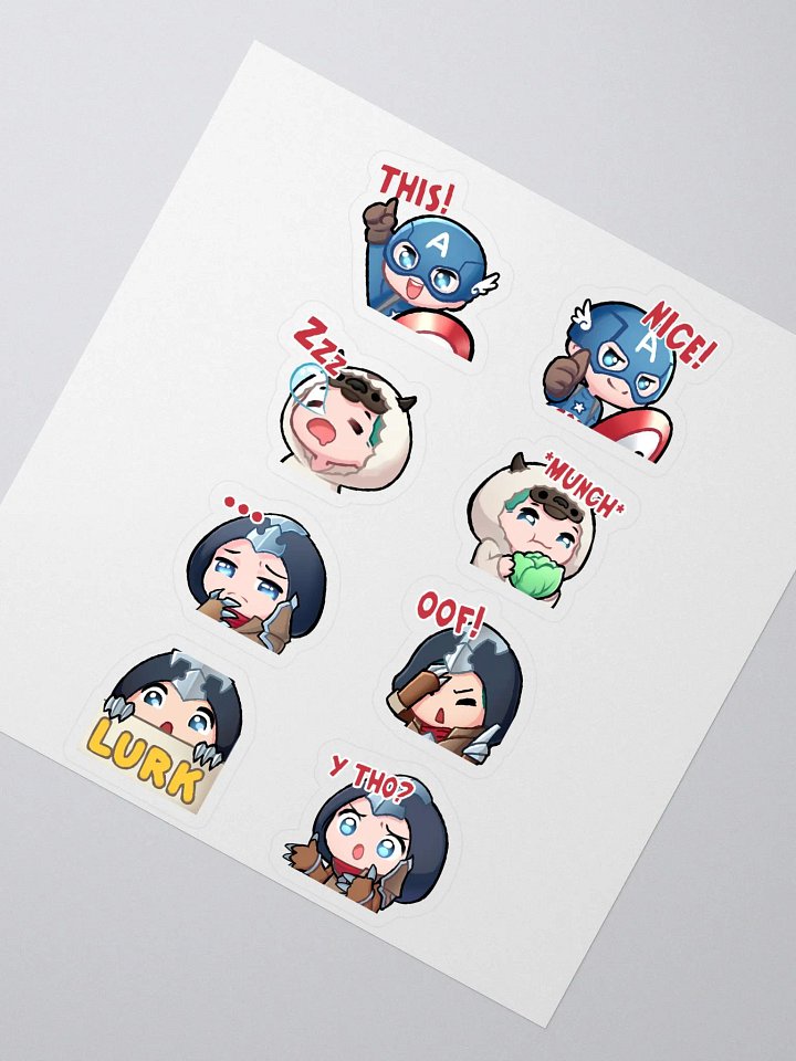 Cap, Appa, & Sombra - Sticker Sheet product image (2)