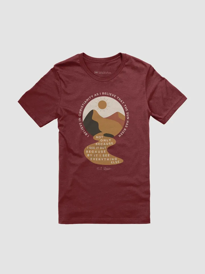 I Believe in Christianity C.S. Lewis Quote Unisex T-Shirt product image (9)