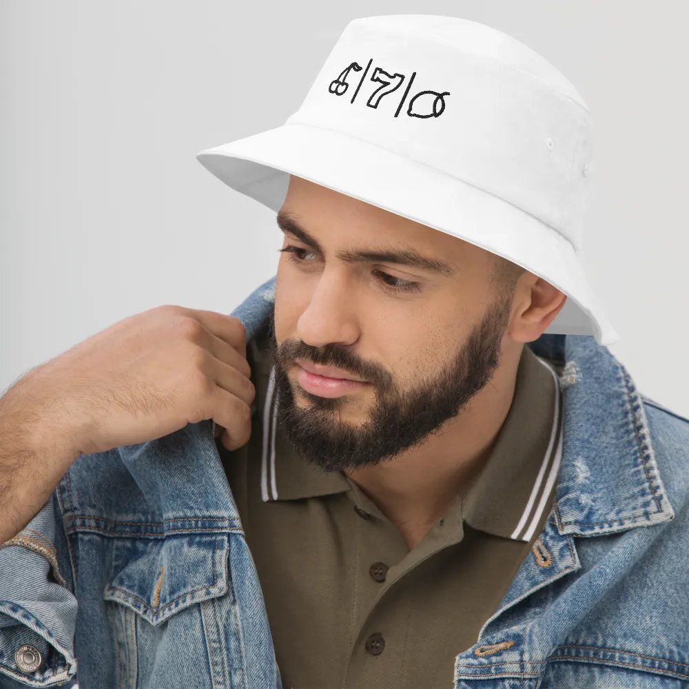 Cdog Spins Bucket Hat White product image (11)