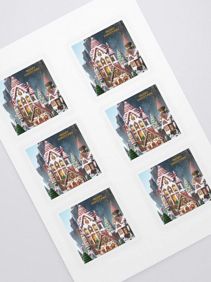 MERRY CHRISTMAS VILLAGE STICKER PACK product image (1)