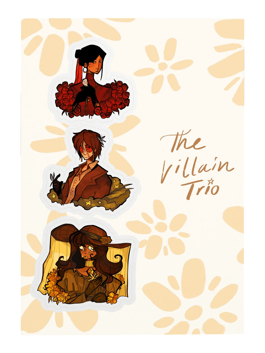The Villain Trio Sticker Pack product image (3)
