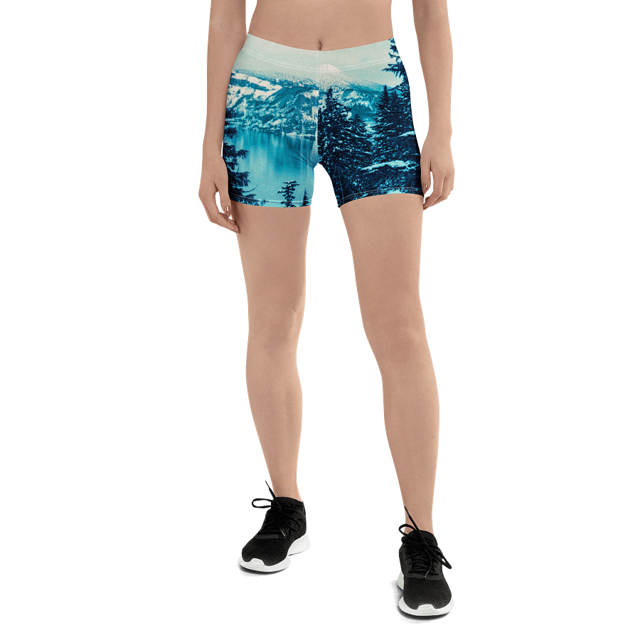Crater Lake Lomography Biker Shorts product image (1)