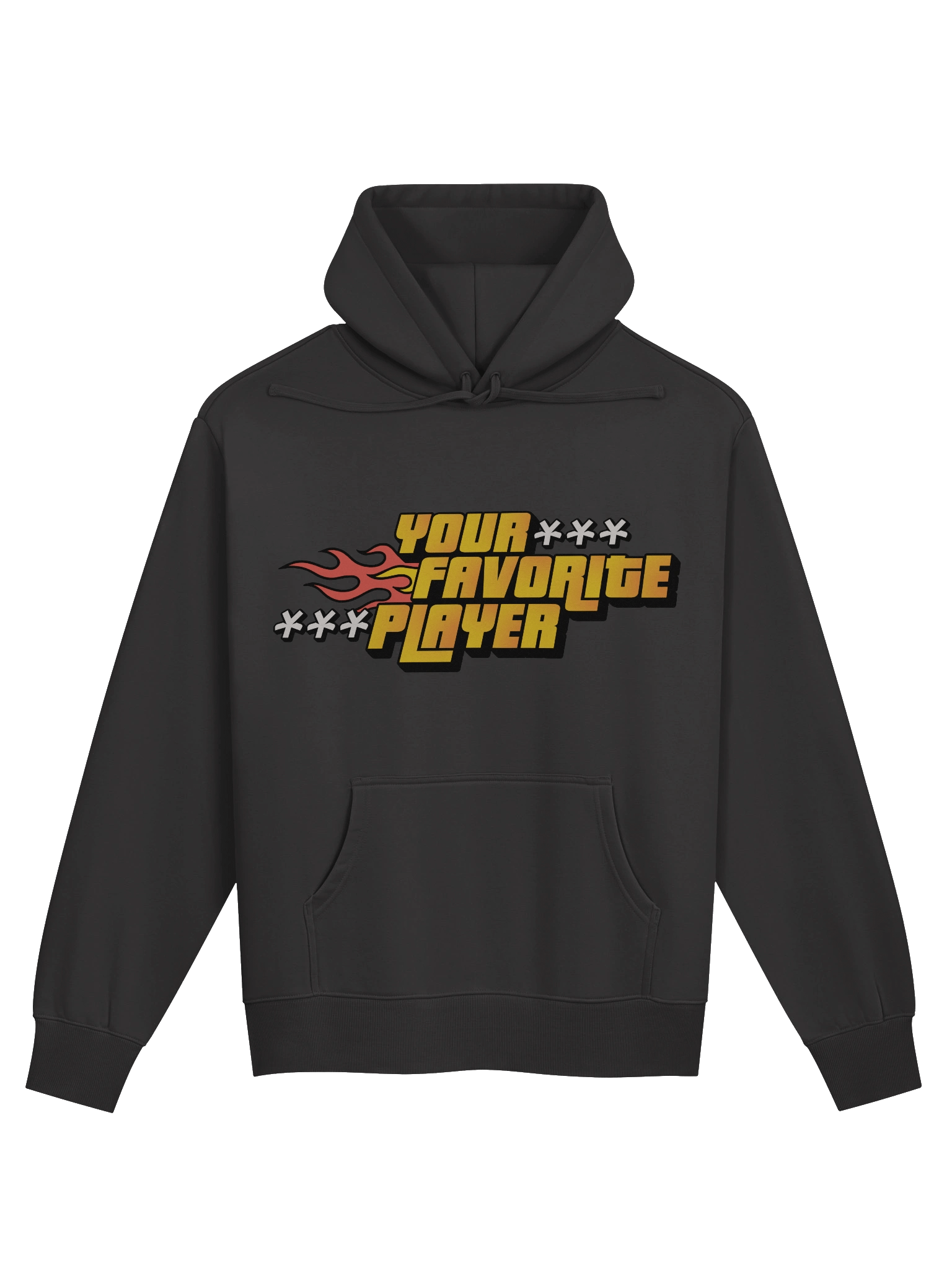 YOUR FAVORITE PLAYER HOODIE - COAL product image (1)