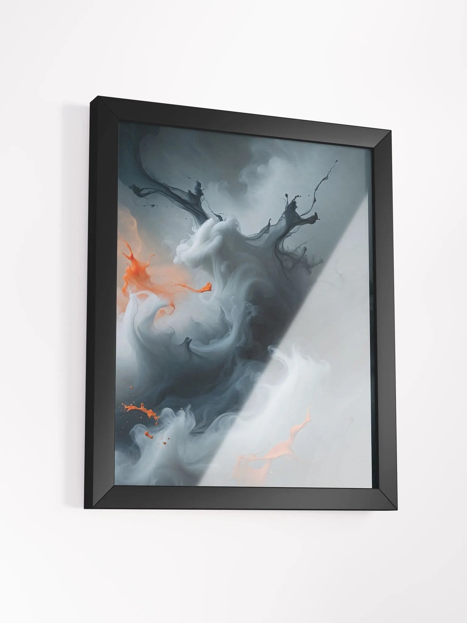 Vivid Smoke Swirls Framed Print product image (18)