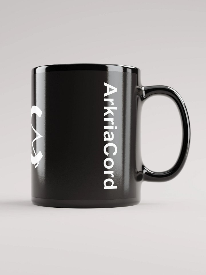 ArkriaCord Black Glossy Mug product image (1)