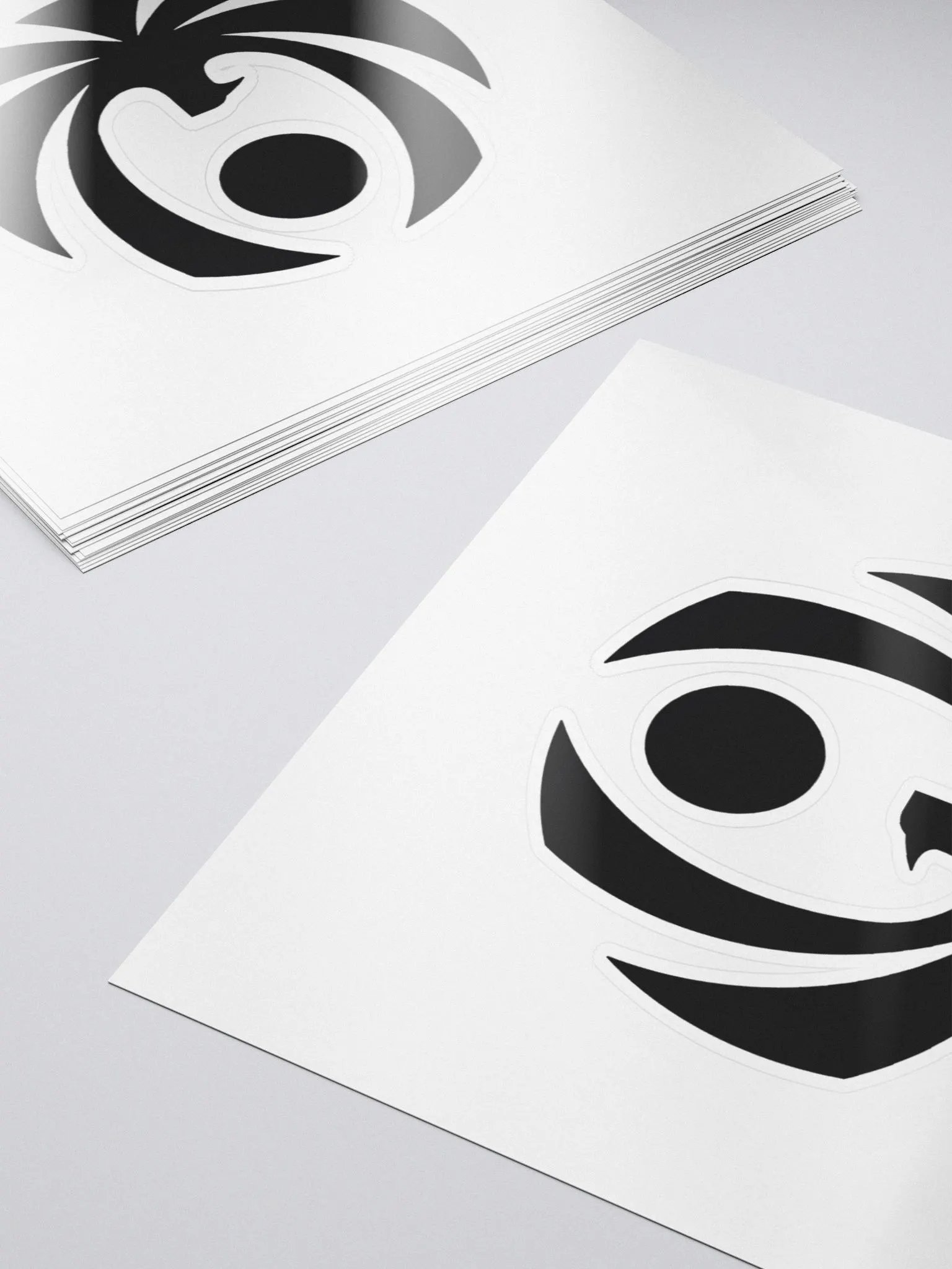 CroweGamingg Kiss Cut Stickers Black Logo Stickers product image (5)