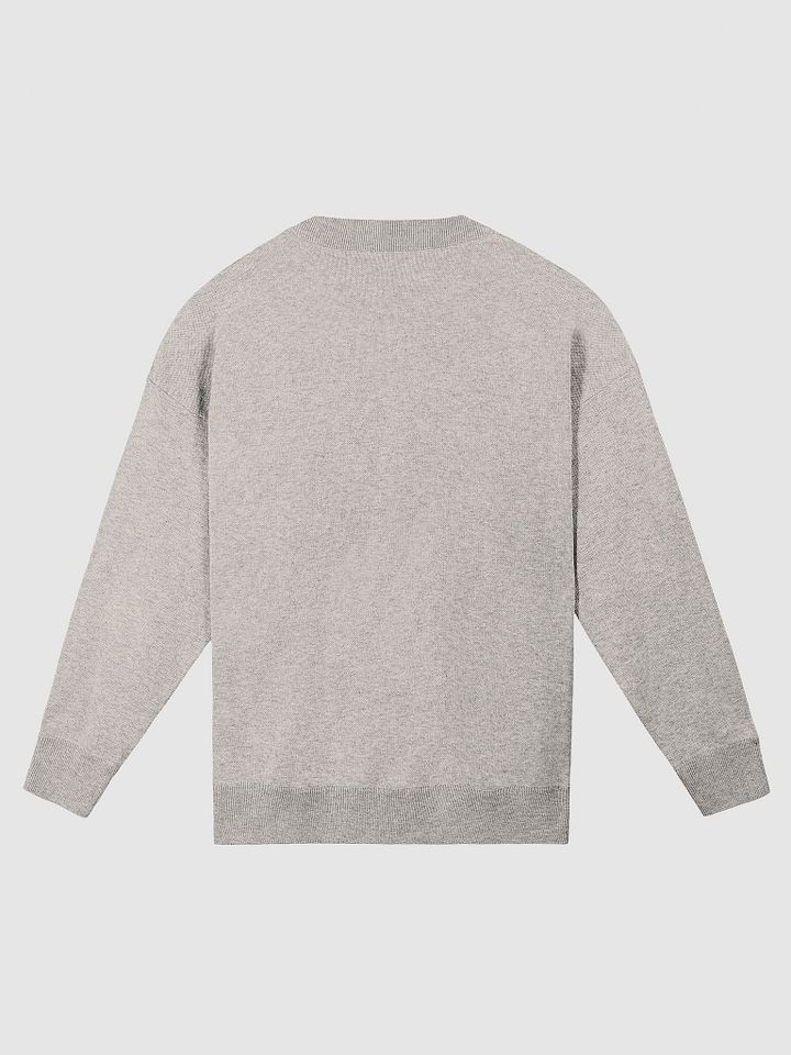admittedly difficult (taupe and black) knitwear relaxed crewneck product image (6)