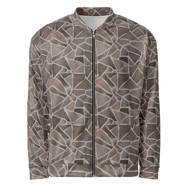 Rock Pattern Bomber Jacket product image (1)