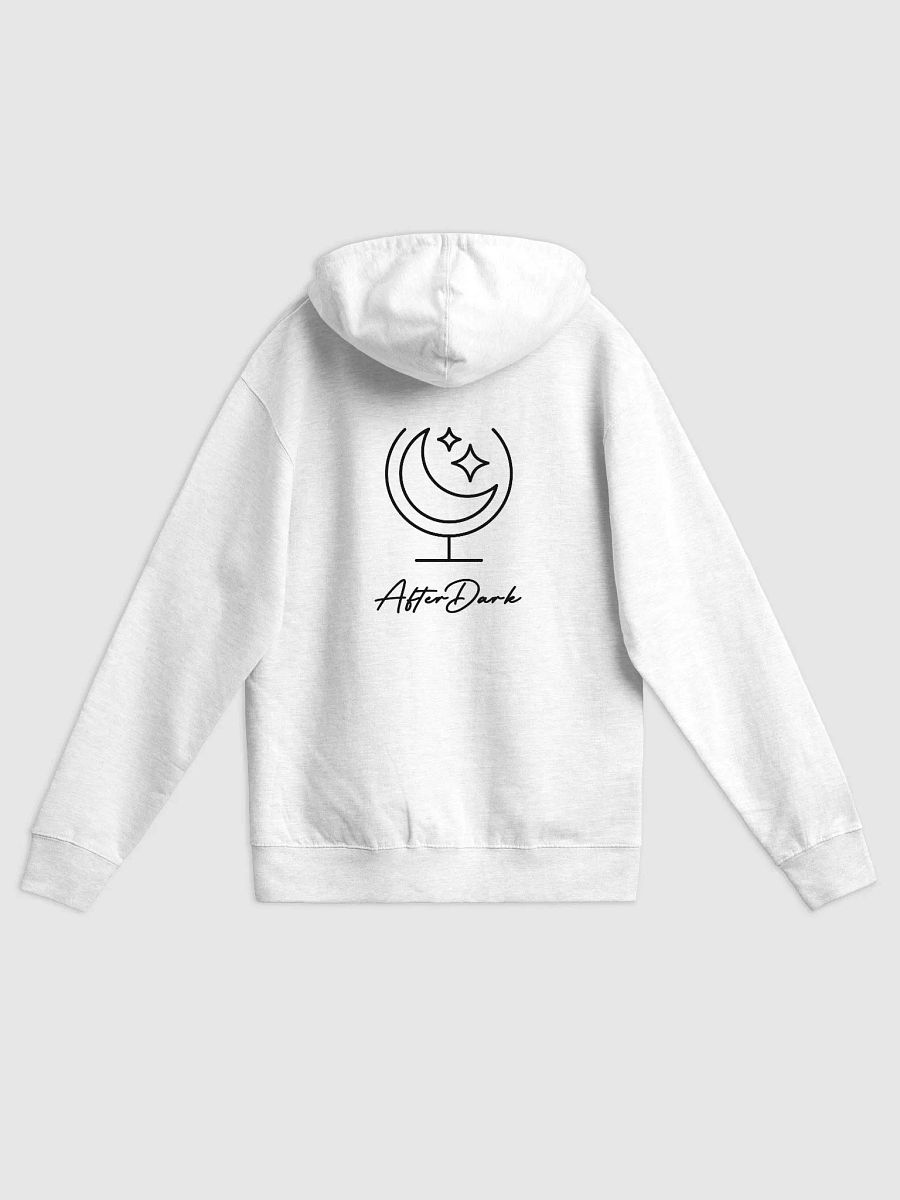 AfterDark White Zip Up Hoodie product image (3)