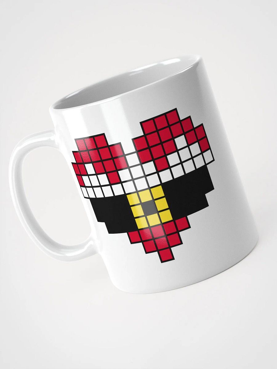 Santa Heart White Glossy Mug product image (4)
