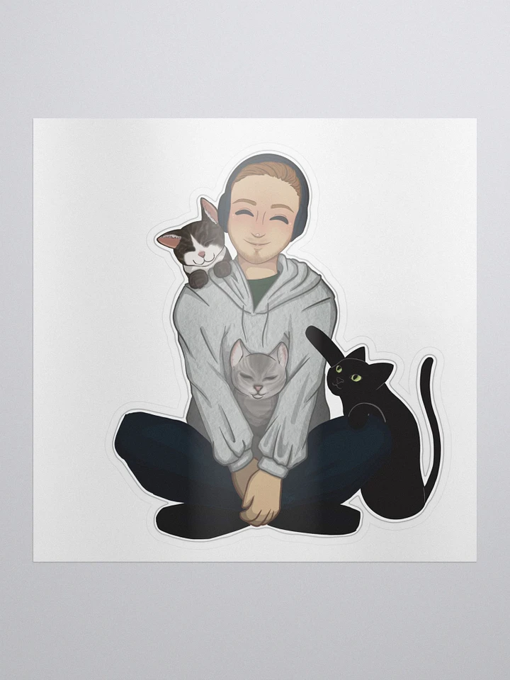 Jab & Cats Sticker product image (1)