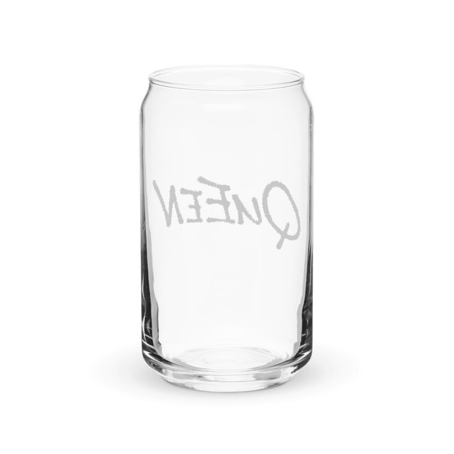 Royal Script Can-Shaped Glass product image (6)