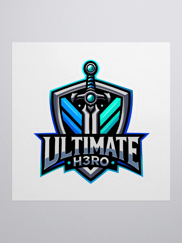 UltimateH3ro Sword ‘n Shield Die-Cut Sticker product image (1)