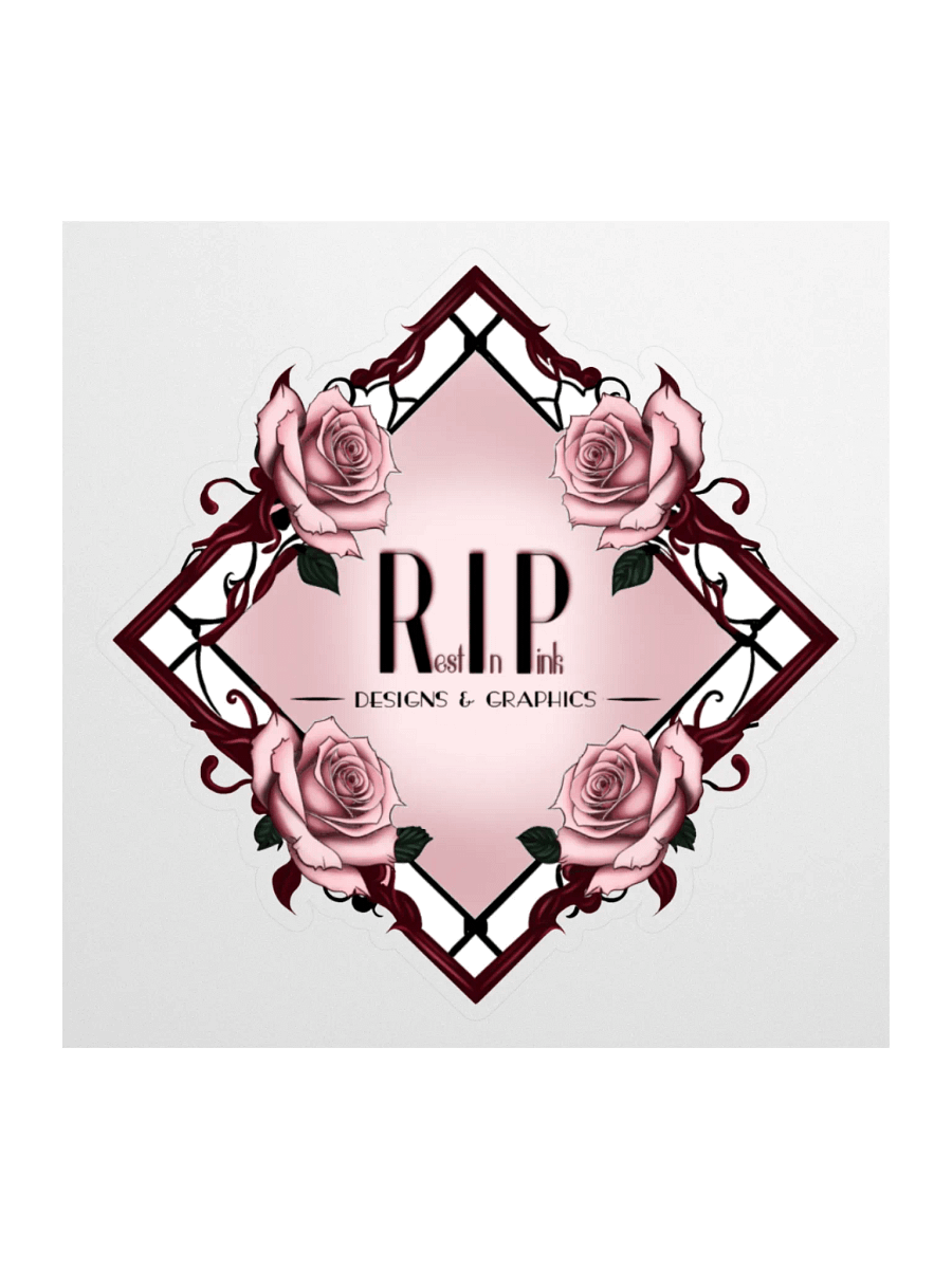 RIP Full Logo Kiss Cut Stickers product image (3)