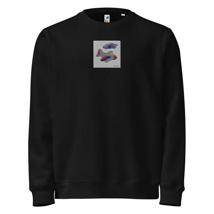Kid Airplane (Stanley/Stella Unisex Organic Sweatshirt) product image (1)