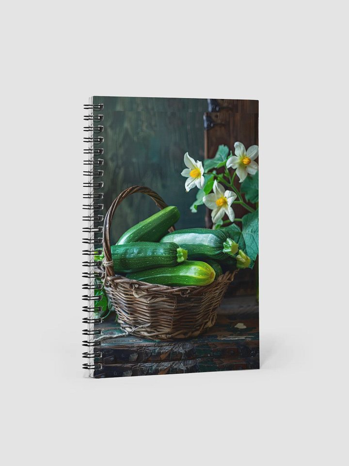 Zucchini in a Basket Notebook product image (1)