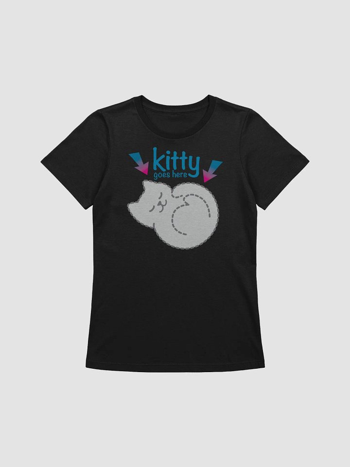 KITTY goes HERE! • women's super soft relaxed-fit t-shirt by Bella+Canvas product image (1)