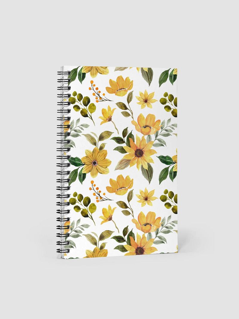 Sunflower Serenade Spiral Notebook