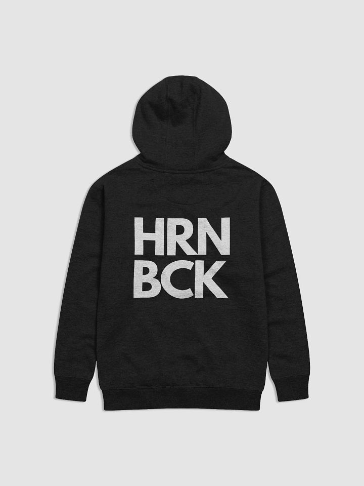 HRNBCK HOODIE - Original Black Edition (print) product image (1)