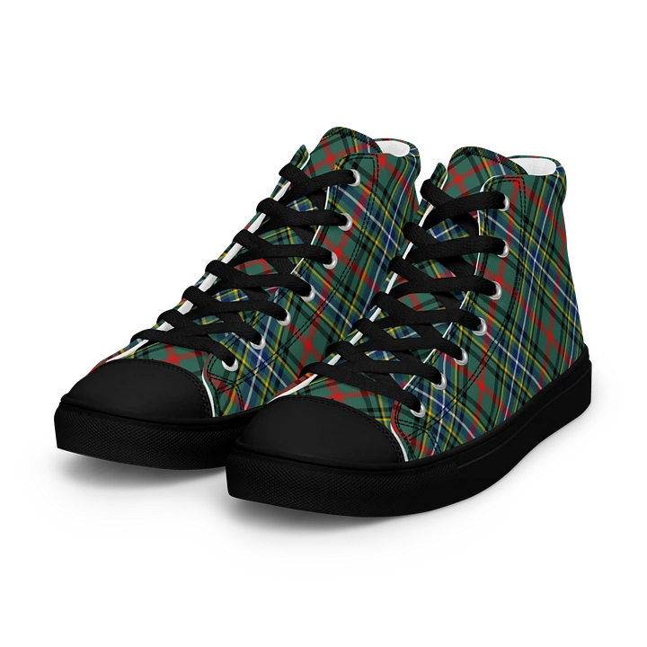 Bisset Tartan Men's High Top Shoes product image (2)