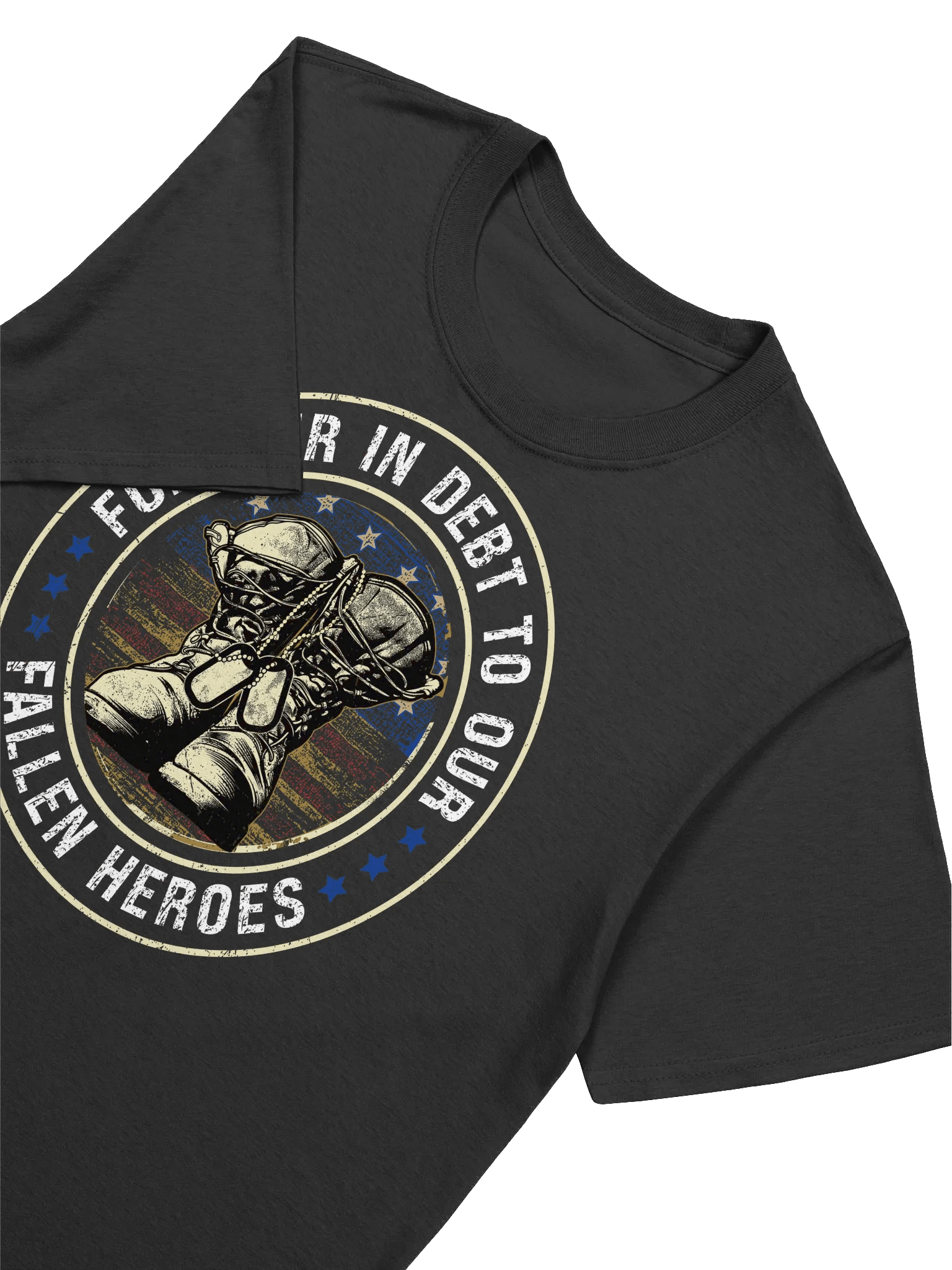 Fallen Heroes - Military Boots Memorial Day Graphic T-Shirt product image (19)