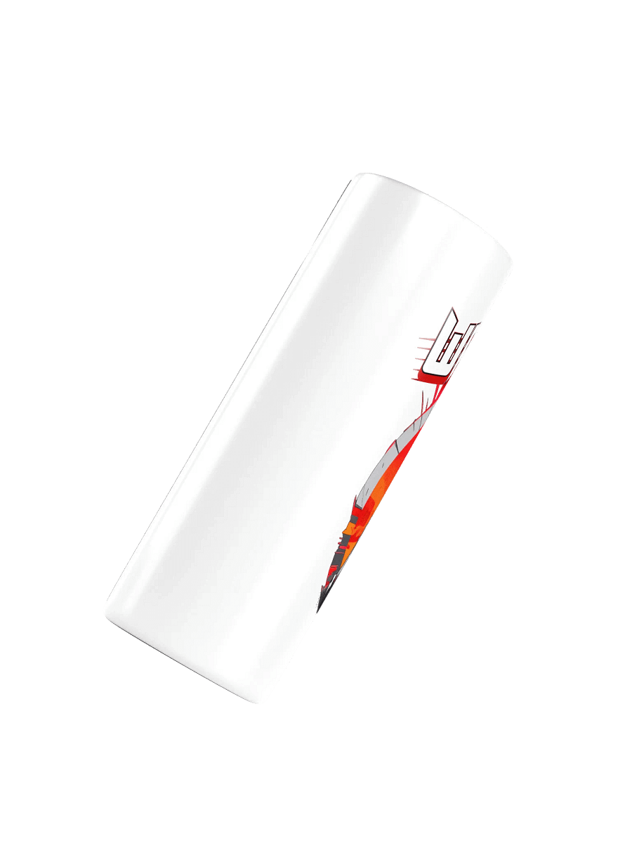 Waifu Boss 20 oz Skinny Stainless Steel Tumbler - White - v1 product image (4)