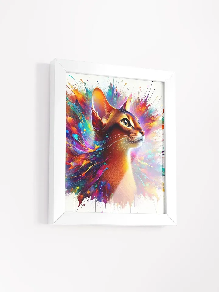 Framed High-Quality Matte Poster (in): Abyssinian product image (50)