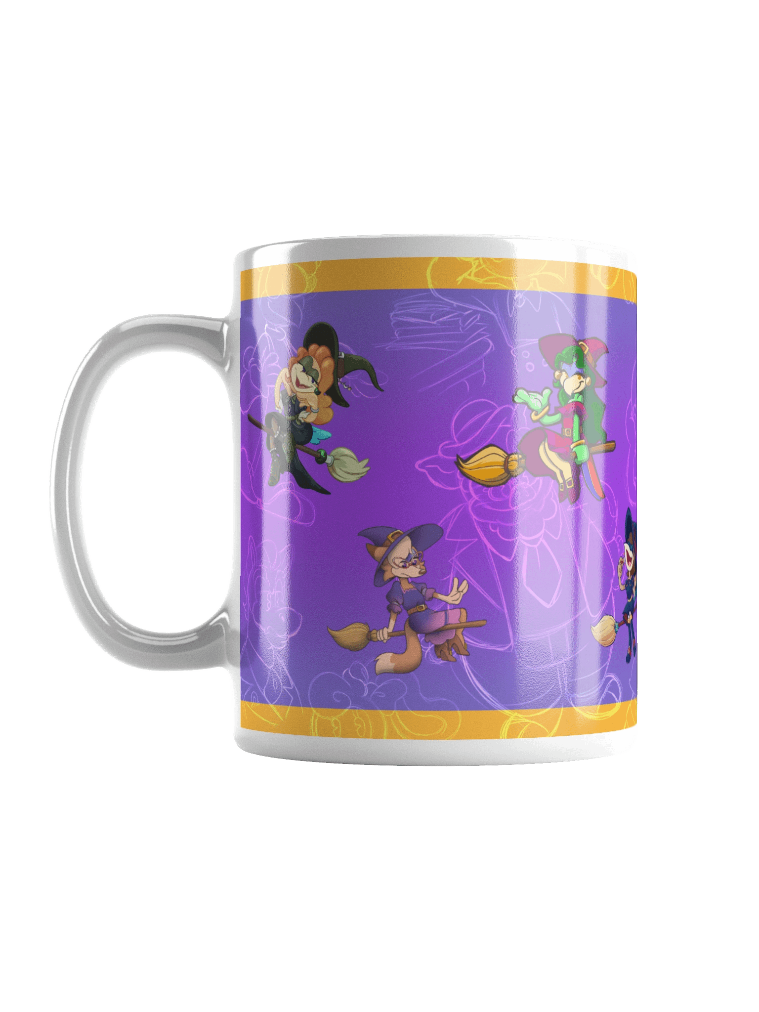 Witchy Crew White Glossy Mug product image (3)