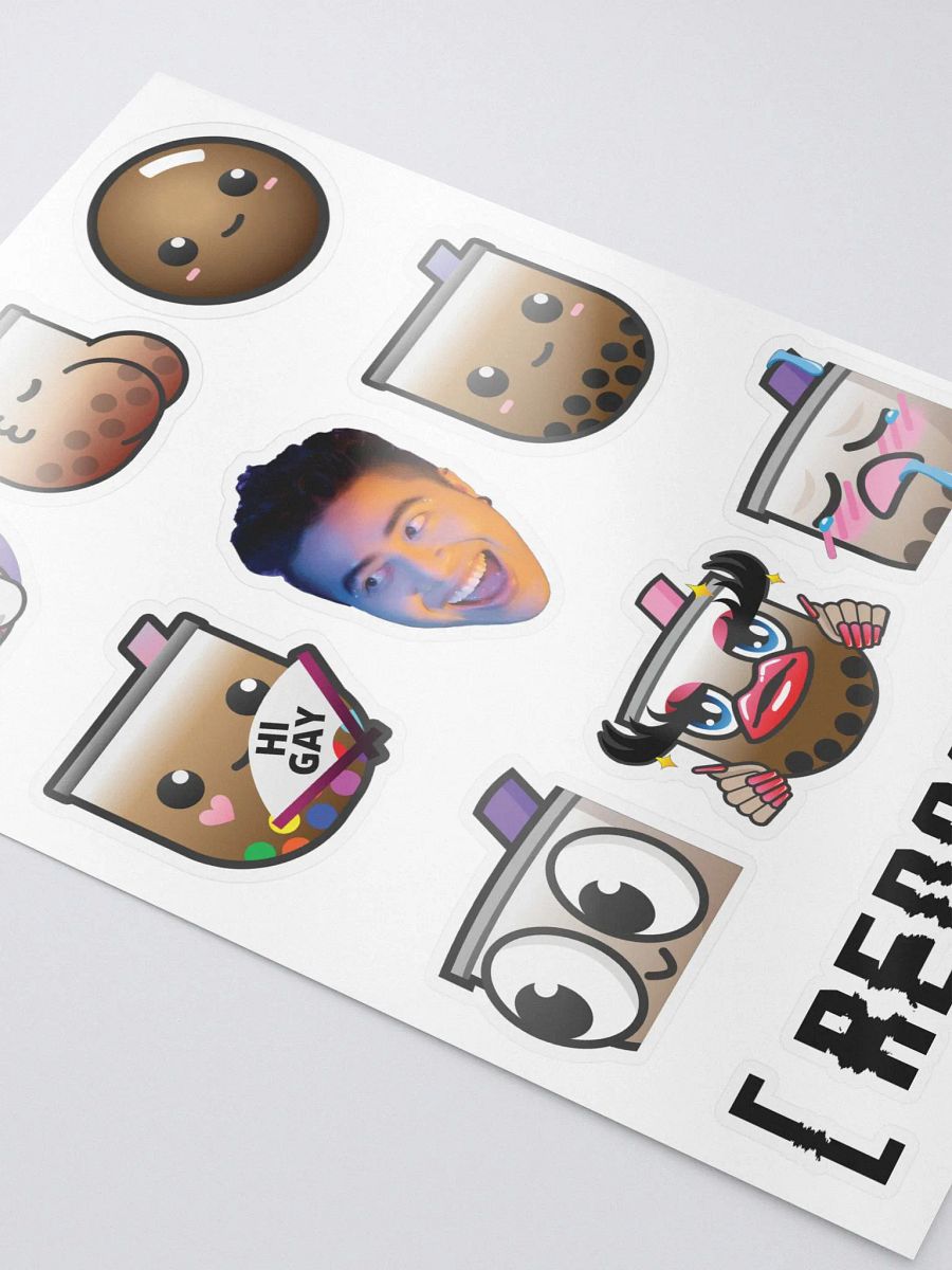 Emote Stickers ✸ 10 Pack Large Sheet product image (3)